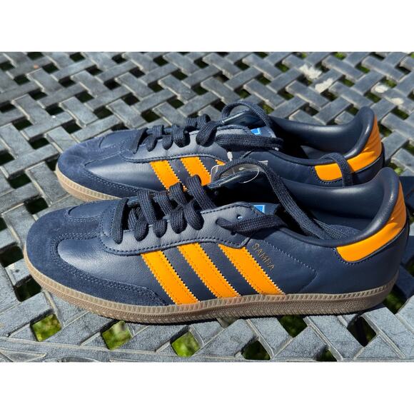 adidas gazelle silver green womens Adidas Samba OG Blue White Gum JR0882 – Sneaker Junkies main image 0